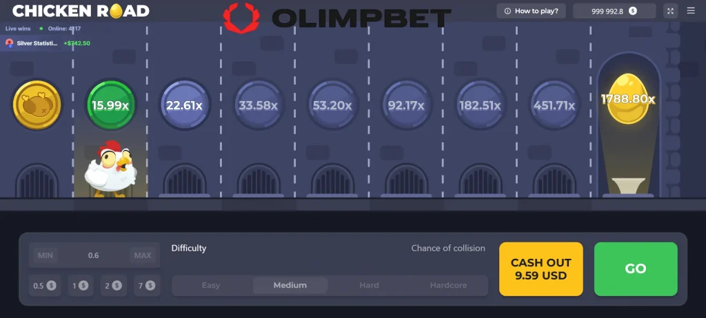 Chicken Road OlympBet demosini o'ynang
